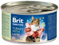 Фото - Корм для кошек Brit Premium Canned Turkey with Lamb 200 g 