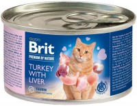 Фото - Корм для кошек Brit Premium Canned Turkey with Liver 