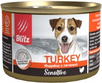 Корм для собак Blitz Sensitive Turkey/Liver 1 шт