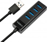 Фото - Картридер / USB-хаб Vinga VHA3A4