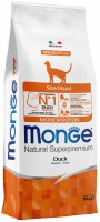 Корм для кошек Monge Speciality Line Monoprotein Sterilised Duck  10 kg