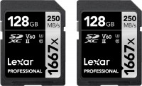Фото - Карта памяти Lexar Professional 1667x SDXC 2-Pack 128 ГБ