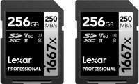 Фото - Карта памяти Lexar Professional 1667x SDXC 2-Pack 256 ГБ