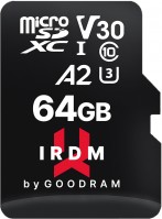Фото - Карта памяти GOODRAM microSD IRDM V30 UHS I U3 A2 64 ГБ