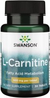 Фото - Сжигатель жира Swanson L-Carnitine 500 mg 30 шт