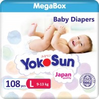 Фото - Подгузники Yokosun Diapers L / 108 pcs 