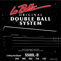 Фото - Струны La Bella Double Ball Steinberger Bass 5-String 43-128 