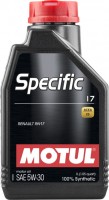 Фото - Моторное масло Motul Specific 17 5W-30 1 л