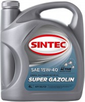 Фото - Моторное масло Sintec Super Gazolin 15W-40 4 л