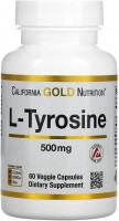 Фото - Аминокислоты California Gold Nutrition L-Tyrosine 500 mg 60 cap 