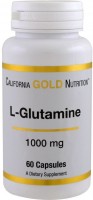 Фото - Аминокислоты California Gold Nutrition L-Glutamine 1000 mg 60 cap 