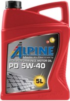 Фото - Моторное масло Alpine PD 5W-40 5 л