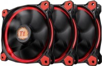 Фото - Система охлаждения Thermaltake Riing 12 LED Red (3-Fan Pack) 