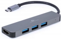 Картридер / USB-хаб Cablexpert A-CM-COMBO2-01 