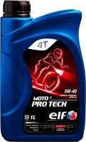 Фото - Моторное масло ELF Moto 4 Pro Tech 5W-40 1L 1 л