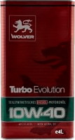Фото - Моторное масло Wolver Turbo Evolution 10W-40 4 л