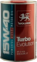 Фото - Моторное масло Wolver Turbo Evolution 15W-40 1 л