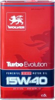 Фото - Моторное масло Wolver Turbo Evolution 15W-40 5 л
