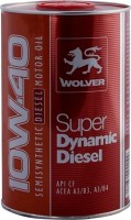 Фото - Моторное масло Wolver Super Dynamic Diesel 10W-40 1 л