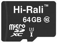 Фото - Карта памяти Hi-Rali microSDXC class 10 UHS-I 128 ГБ