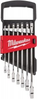 Фото - Набор инструментов Milwaukee MAX BITE ratcheting metric combination spanner set 7 pc (4932464993) 