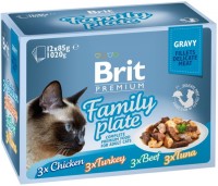 Фото - Корм для кошек Brit Premium Pouch Family Plate Gravy 12 pcs 