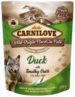 Фото - Корм для собак Carnilove Duck with Timothy Grass Pouch 300 g 1 шт