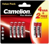 Фото - Аккумулятор / батарейка Camelion Plus  6xAAA LR03-BP(4+2)