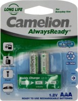 Фото - Аккумулятор / батарейка Camelion Always Ready  2xAAA 600 mAh