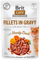 Фото - Корм для кошек Brit Care Fillets in Gravy with Hearty Duck 85 g 