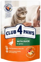 Фото - Корм для кошек Club 4 Paws Adult Duck in Gravy  24 pcs