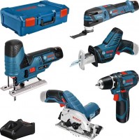 Фото - Набор электроинструмента Bosch GSR 12V-15 + GST 12-70 + GOP 12V-28 + GKS 12V-26 + GSA 12V-14 Professional 0615A0017C 