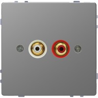 Фото - Розетка Schneider Merten MTN4350-6036 серый