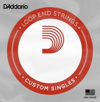 Фото - Струны DAddario Plain Loop End Single Strings 015 