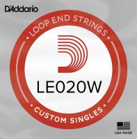 Фото - Струны DAddario Nickel Wound Loop End Single Strings 020 