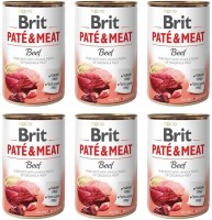 Фото - Корм для собак Brit Pate&Meat Beef 6 шт