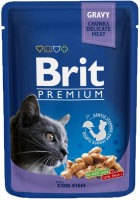 Фото - Корм для кошек Brit Premium Pouch Cod Fish 24 pcs 