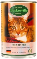 Фото - Корм для кошек Baskerville Cat Can with Chicken/Rice 400 g 