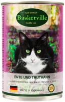 Фото - Корм для кошек Baskerville Cat Can with Duck/Turkey 400 g