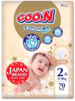 Фото - Подгузники Goo.N Premium Soft Diapers S / 70 pcs 