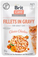 Фото - Корм для кошек Brit Care Fillets in Gravy with Choice Chicken 0.05 kg 