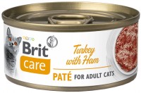 Фото - Корм для кошек Brit Care Pate Adult Turkey with Ham 70 g 