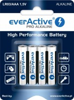 Фото - Аккумулятор / батарейка everActive Pro Alkaline  4xAAA