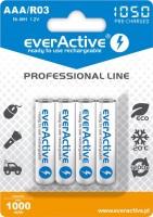 Фото - Аккумулятор / батарейка everActive Professional Line 4xAAA 1050 mAh 