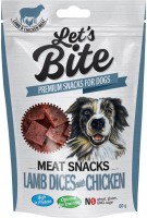 Фото - Корм для собак Brit Lets Bite Meat Snacks Lamb Dices with Chicken 80 g 