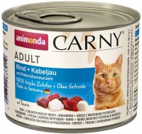 Фото - Корм для кошек Animonda Adult Carny Beef/Cod with Parsley Roots  200 g