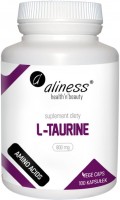 Фото - Аминокислоты Aliness L-Taurine 800 mg 100 cap 