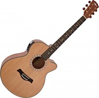 Фото - Гитара Gear4music Deluxe Single Cutaway Electro Acoustic Guitar Mahogany 