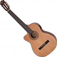 Фото - Гитара Gear4music Deluxe Cutaway Left Handed Classical Electro Acoustic Guitar 