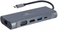 Картридер / USB-хаб Cablexpert A-CM-COMBO7-01 